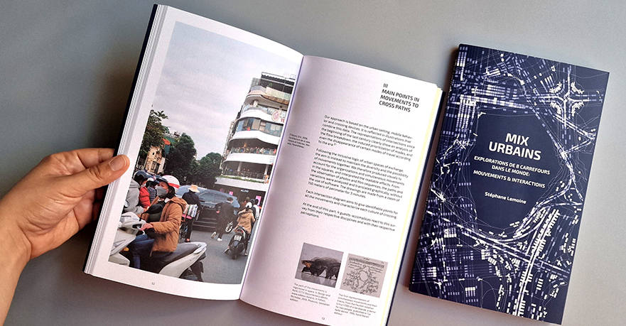 Mix urbains, exploration de 8 carrefours dans le monde, Stéphane Lemoine et Agence AP5, Edition ACTAR, 2023